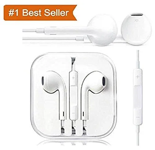 100% Original Genuine Apple iPhone 5 5S 6 6S EarPods Earphones W/Remote & Mic BY LUCAS