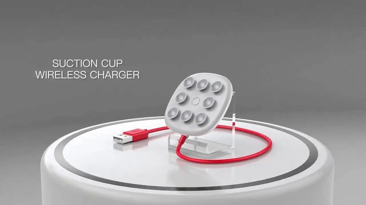 10W Suction Cup Fast Charging Wireless Charger