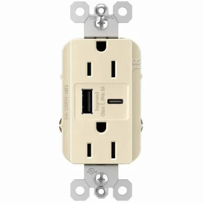 15A ALM A/C USB Outlet