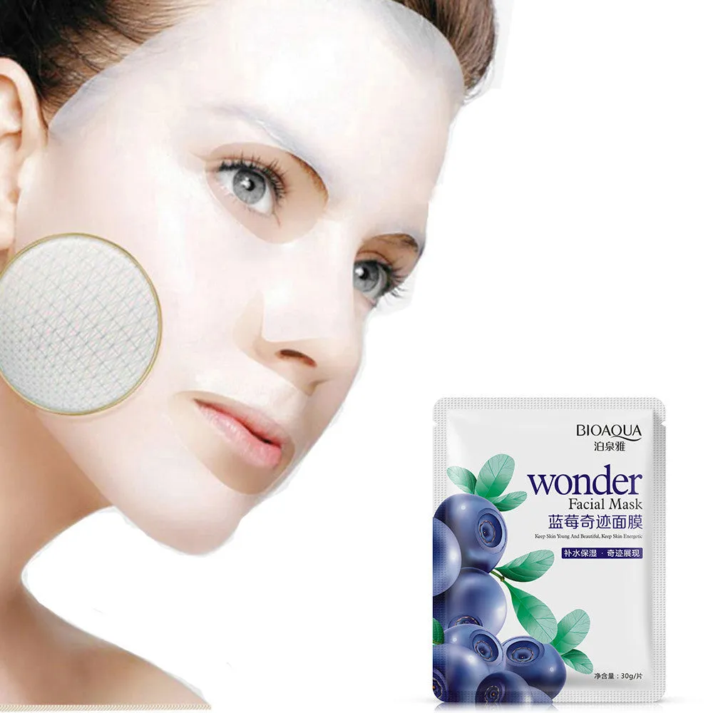 2017 NEW Blueberry Silk Mask Oil Control Rehydration Moisturizing Mask