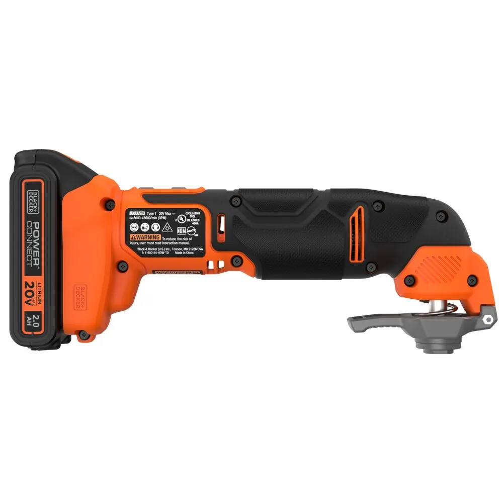 20V MAX Multi-Tool, Cordless Oscillating Tool Kit, 6-Speed