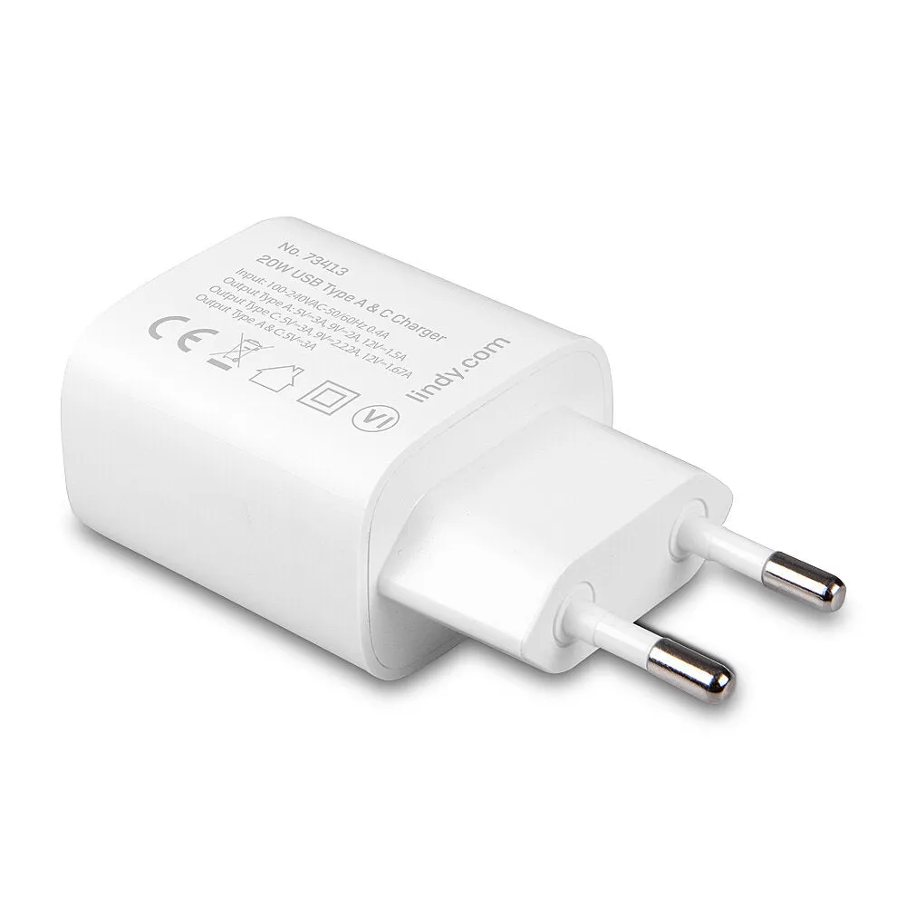 20W Usb Type A & C Charger