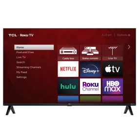 32” Class S3 (32S357) Full HD 1080P LED Smart TV with Roku TV