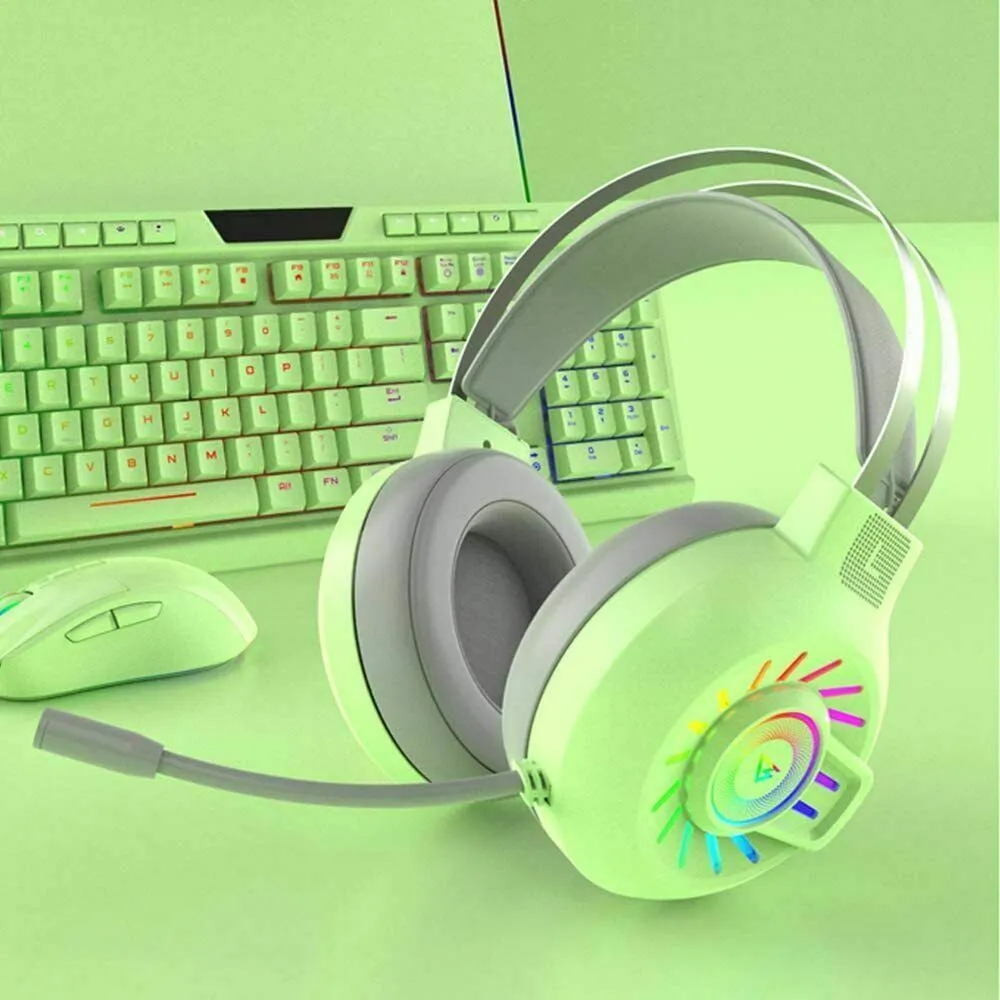 3.5mm Gaming Headset With Mic Headphone For PC Laptop USB