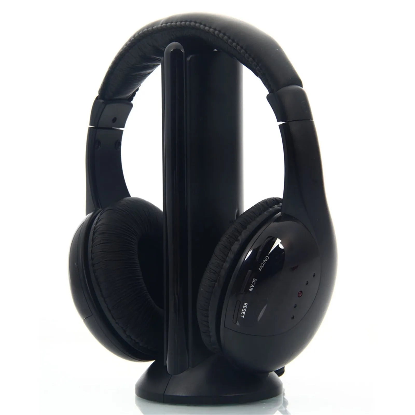 5-in-1 Wireless Headphones for MP3, PC, TV, and Other Devices