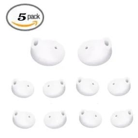 5 Pairs 10 Pieces Replacement Eargels Buds for Samsung Galaxy S7 S6/S6 Edge Earphones Earbuds