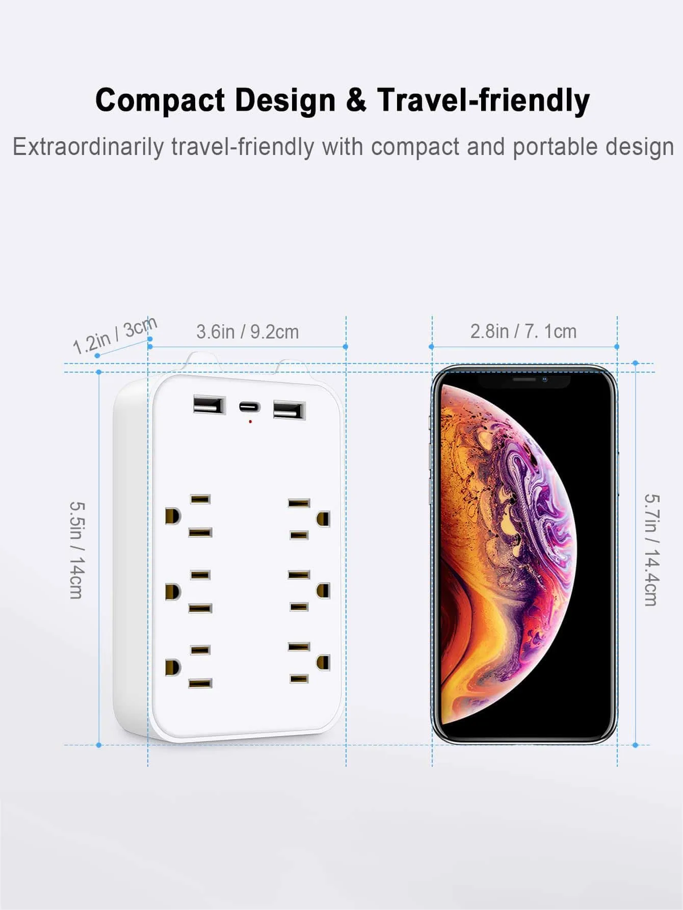 6-Outlet Ac Socket