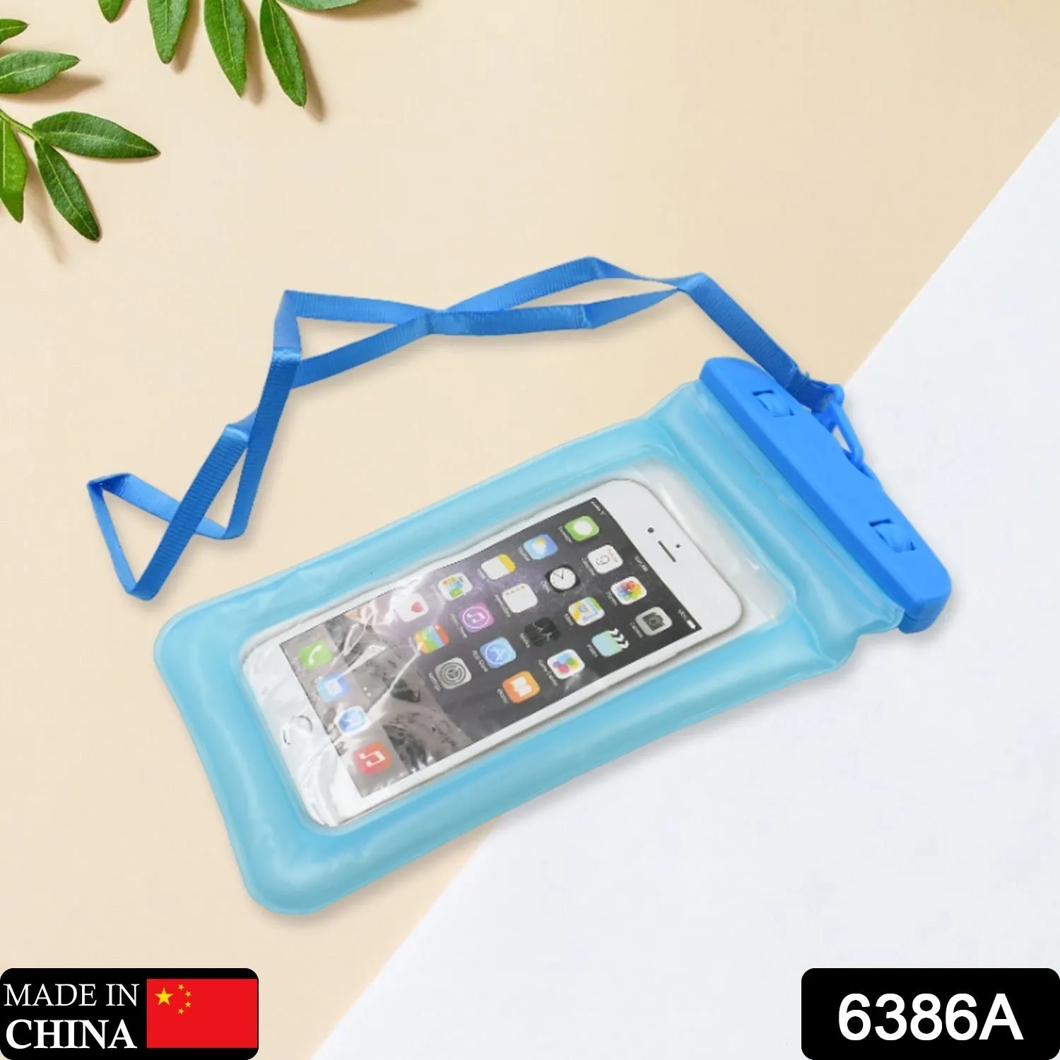 6386a  Mix Color Waterproof Pouch Lock Mobile Cover Under Water Mobile Case Waterproof Mobile Phone Case, Waist Bag, Underwater Bag for Smartphone iPhone, Swimming, Rain Cover Camping For all Mobile.