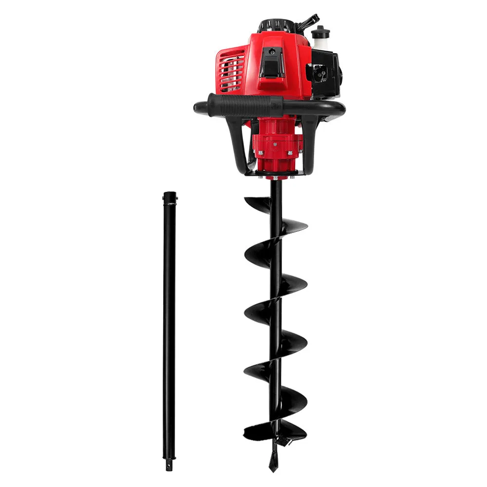 80CC 2-Stroke Post Hole Digger Set, Heavy-Duty - Giantz