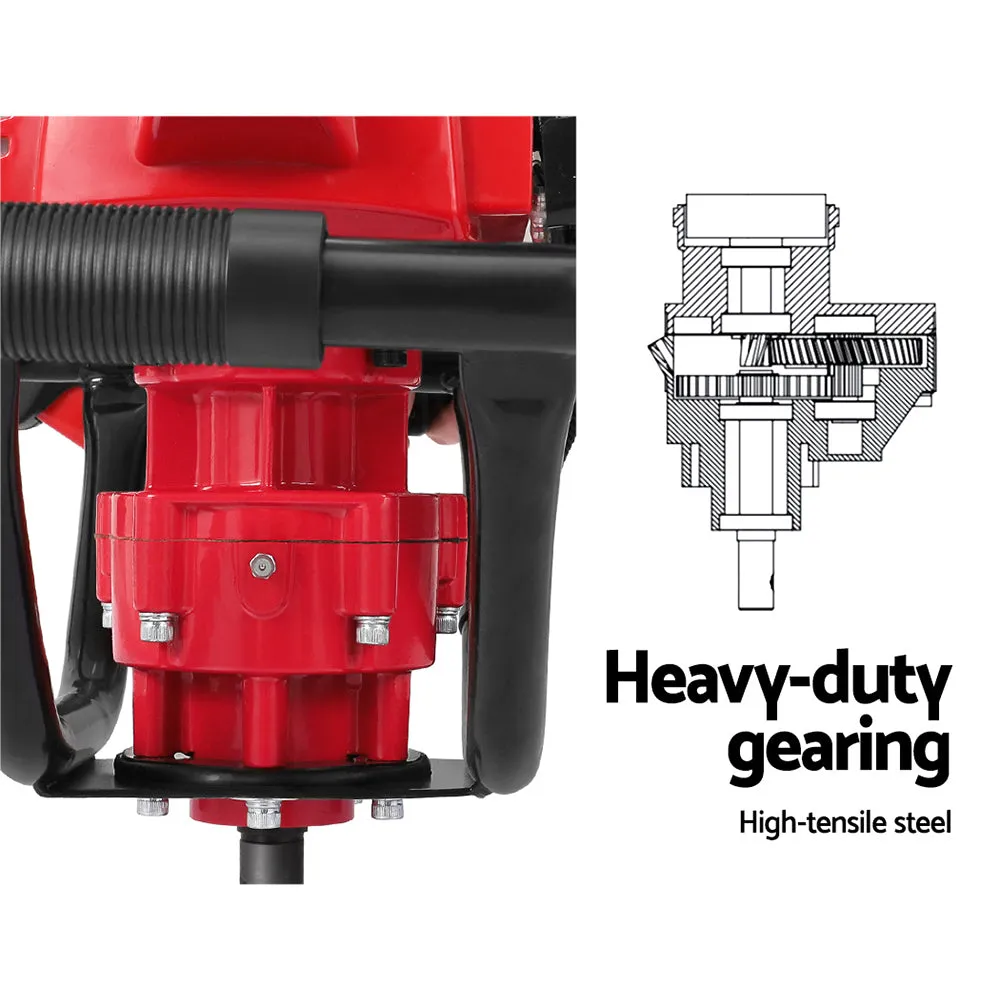 80CC 2-Stroke Post Hole Digger Set, Heavy-Duty - Giantz