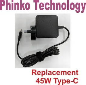 AC Adapter Charger For Dell Lenovo HP USB-C Type-C 45W 20V 2.25A 5V 2A