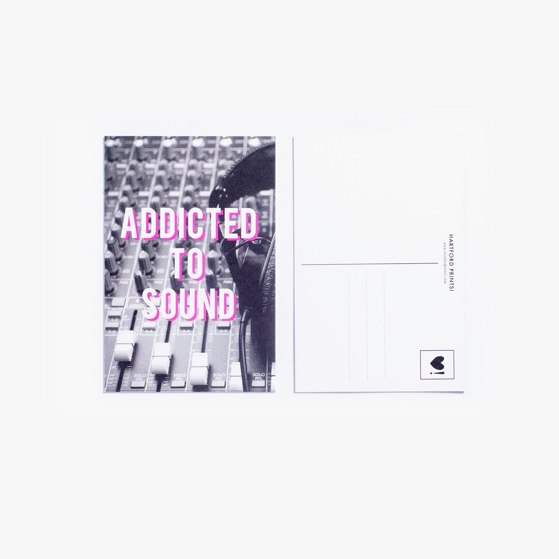 Addicted To Sound Postcard