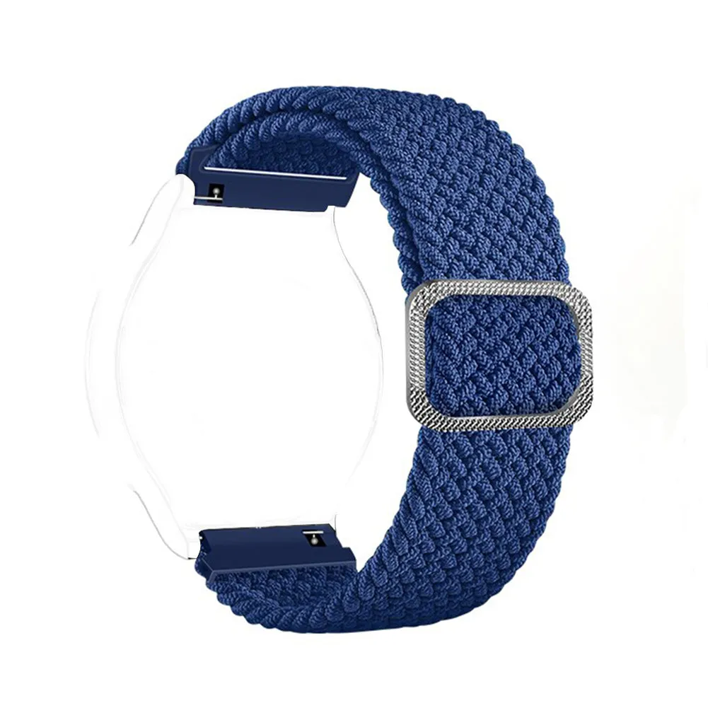 Adjustable Braided Loop Straps for Samsung Watch 20mm Blue