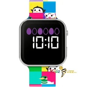 ADM Roblox Multicolour Silicone Strap LED Watch