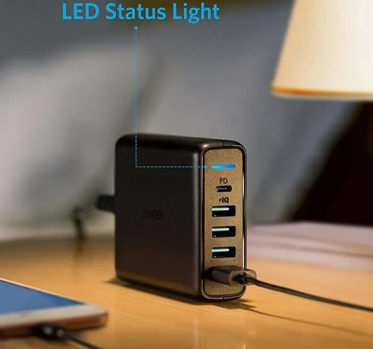 Anker PowerPort I PD with 1PD and 4 PIQ Wall Charger