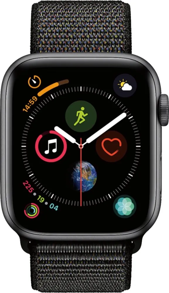 Apple Watch Series 4 ( GPS ) 44mm -Space Gray - Sports Loop