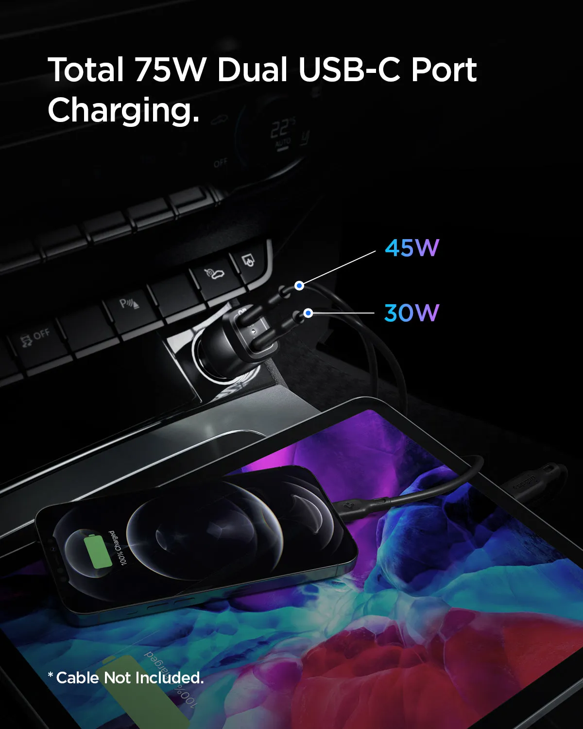 ArcStation™ Dual Port Car Charger | PC2200