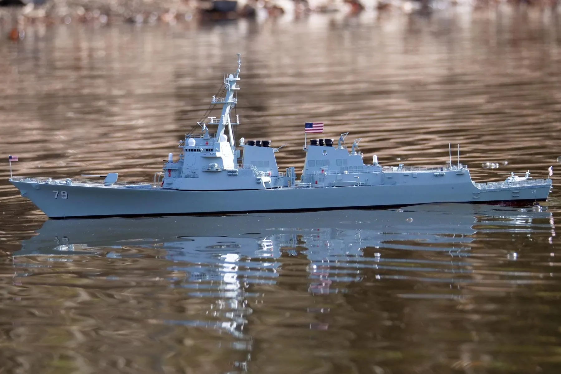 Bancroft Arleigh Burke 1/144 Scale 1078mm (42.4") USA Navy Destroyer - RTR