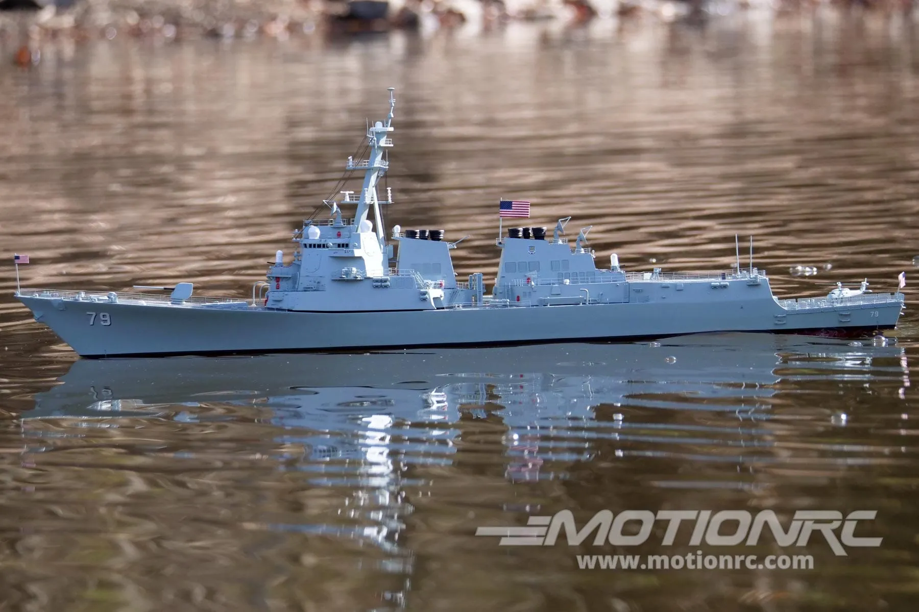 Bancroft Arleigh Burke 1/144 Scale 1078mm (42.4") USA Navy Destroyer - RTR