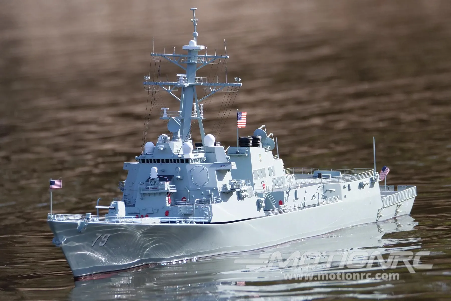 Bancroft Arleigh Burke 1/144 Scale 1078mm (42.4") USA Navy Destroyer - RTR