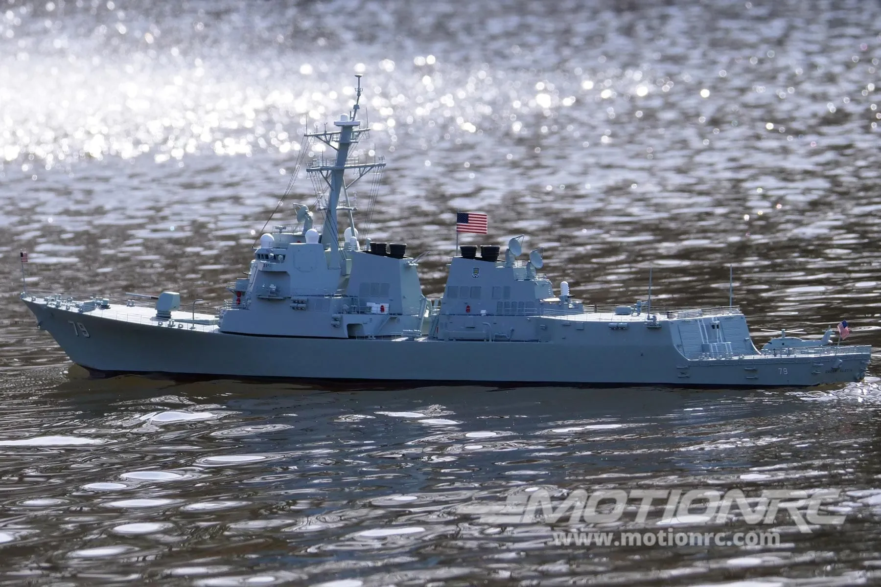 Bancroft Arleigh Burke 1/144 Scale 1078mm (42.4") USA Navy Destroyer - RTR