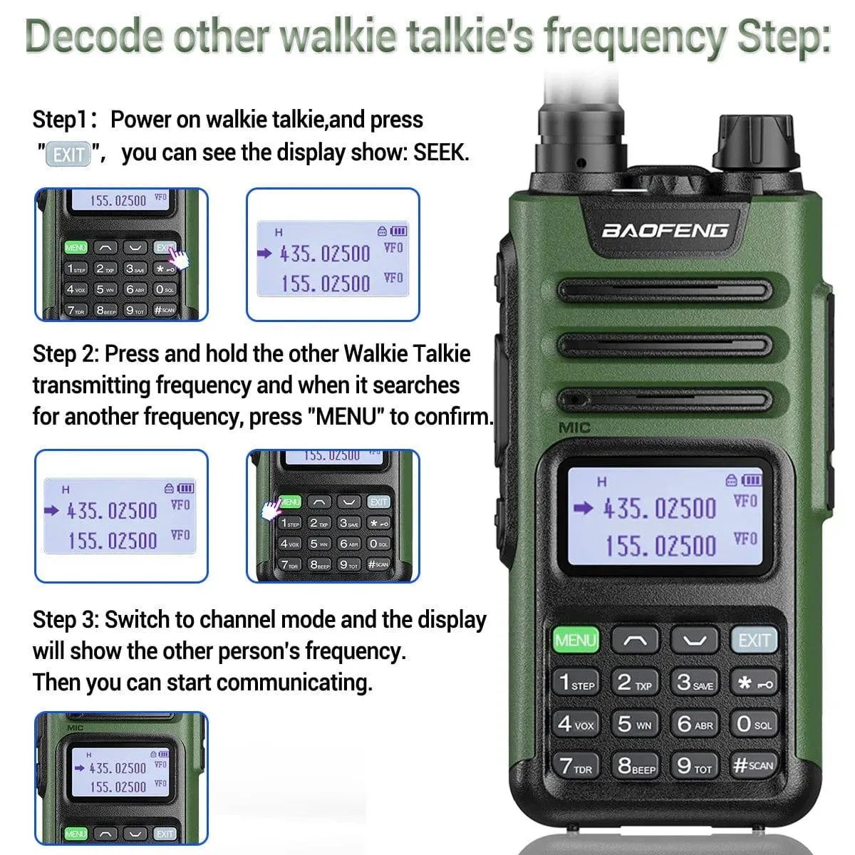 Baofeng M-13 Pro Air Band Walkie Talkie 10W AM Wireless Copy Frequency NOAA Long Range Type-C High Power UV-5R Ham Two Way Radio