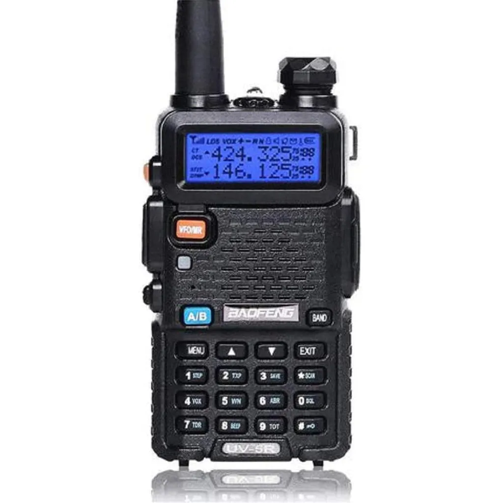 BaoFeng UV-5R 5W Dual Band (VHF/UHF) Analog Portable Two-Way Radio