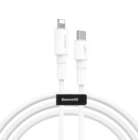 Baseus Mini White Cable Type-C to iP PD 18W 1m