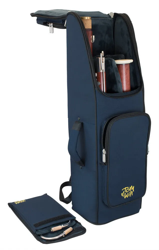 Bassoon Case (Gig Bag) by Tom & Will - Blue (75x25x25cm)