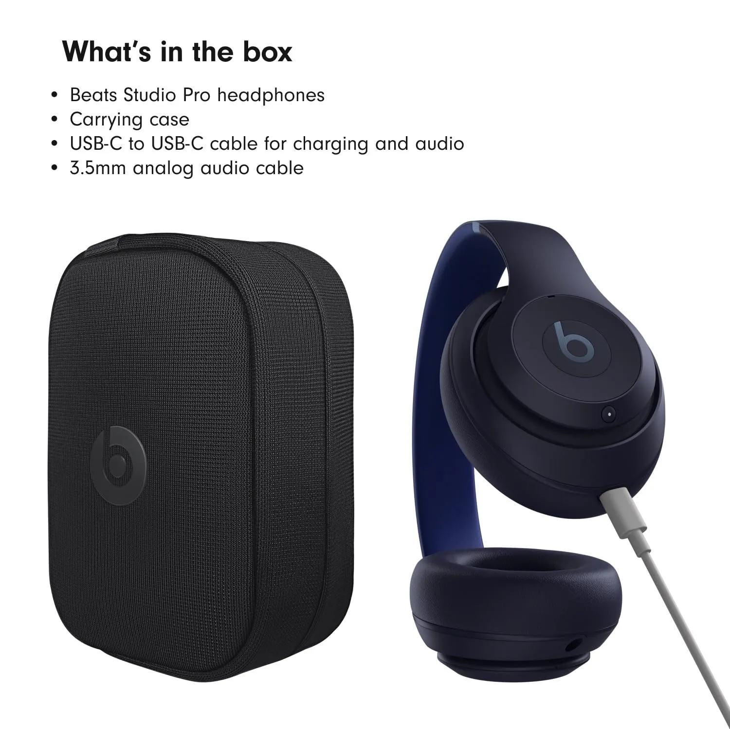 Beats Studio Pro with AppleCare  for Headphones (2 Years) - Navy