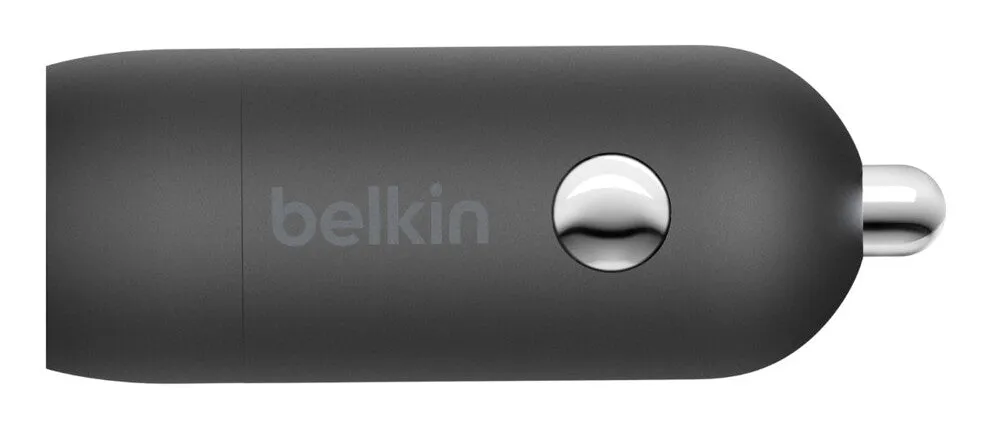 Belkin Boost Charge 20W USB-C Power Delivery Car Charger, Black