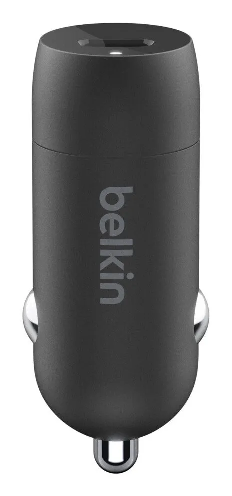 Belkin Boost Charge 20W USB-C Power Delivery Car Charger, Black