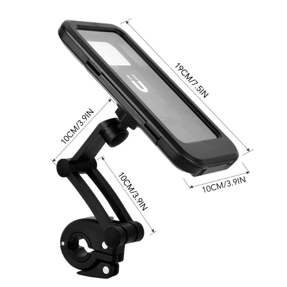 Bicycle Phone Holder Lightweight ABS Phone Mount Adjustable Mobile Phone Support