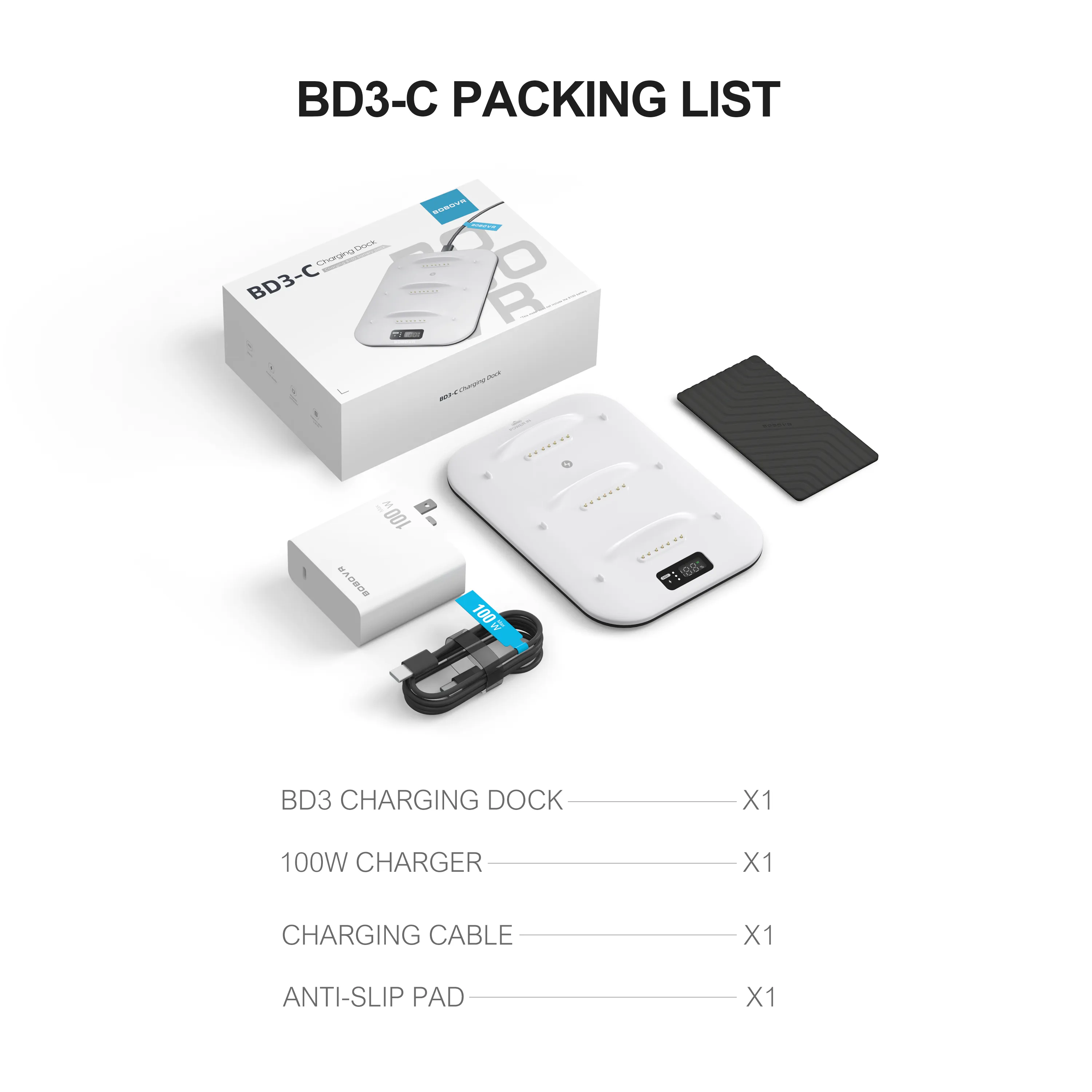 BOBOVR BD3/BD3-C Charging Dock