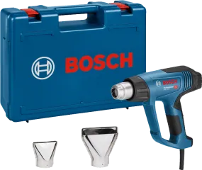 Bosch Heat Gun, 2300W, 50-650°C, 10 Temp.& Airflow Stages, Auto-Shut Off, LCD, Carrying Case with 2 Nozzles