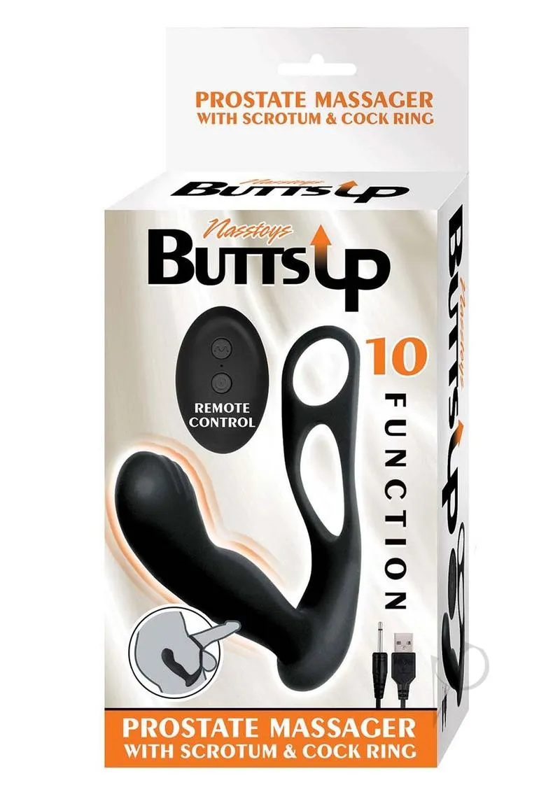 Butts Up P-massage W/ C-ring  black