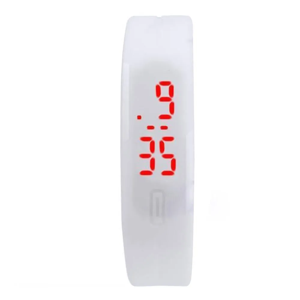 Candy Color Watch Rubber LED kids Watches Date Bracelet Digital Sports Wristwatch for student