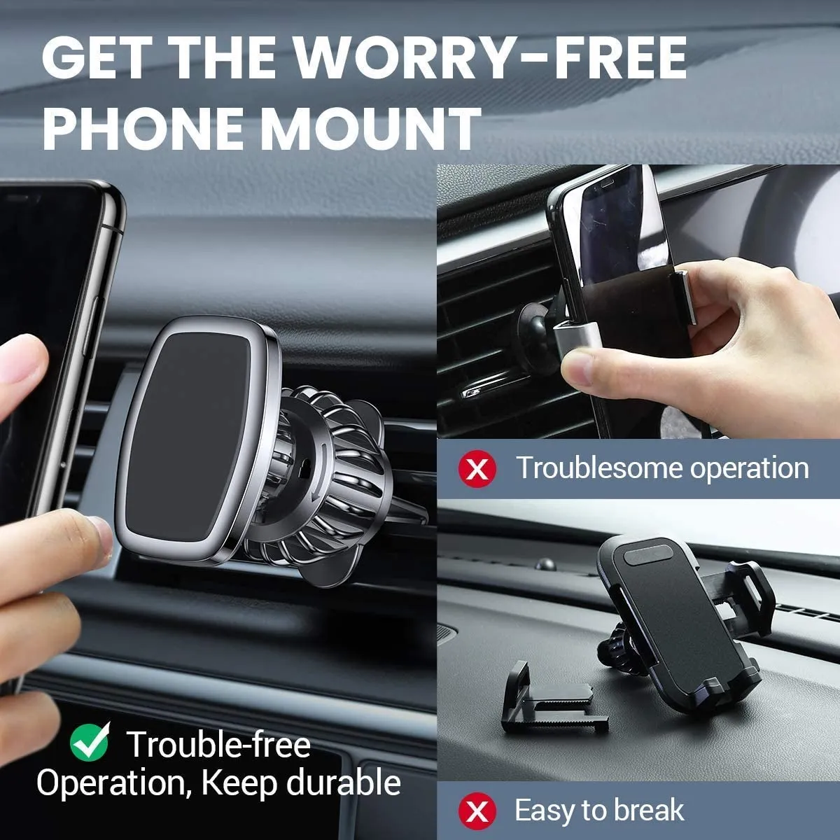 Car Mount Magnetic Phone Air Vent