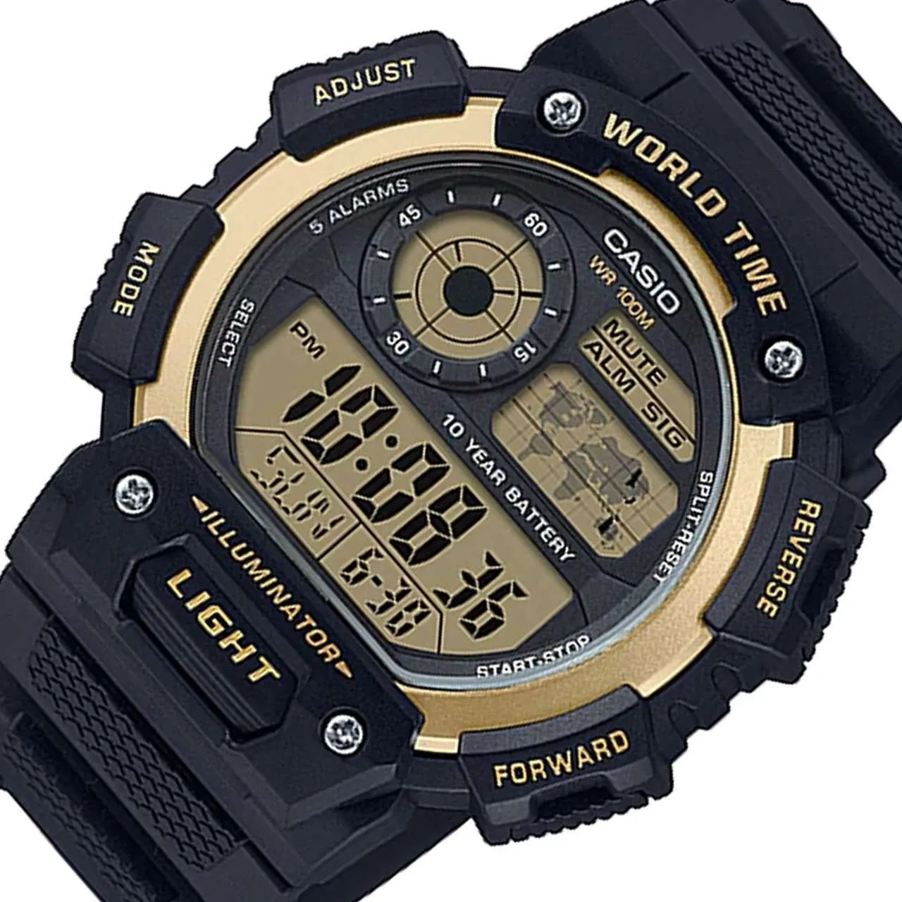 Casio AE-1400WH-9AVDF Black Resin Watch for Men