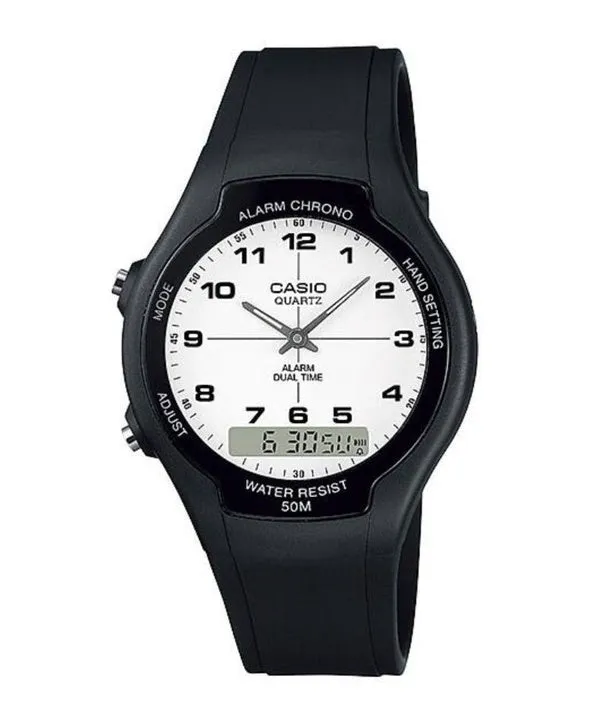 Casio Analog Digital Dual Time AW-90H-7BVDF AW90H-7BVDF Men's Watch