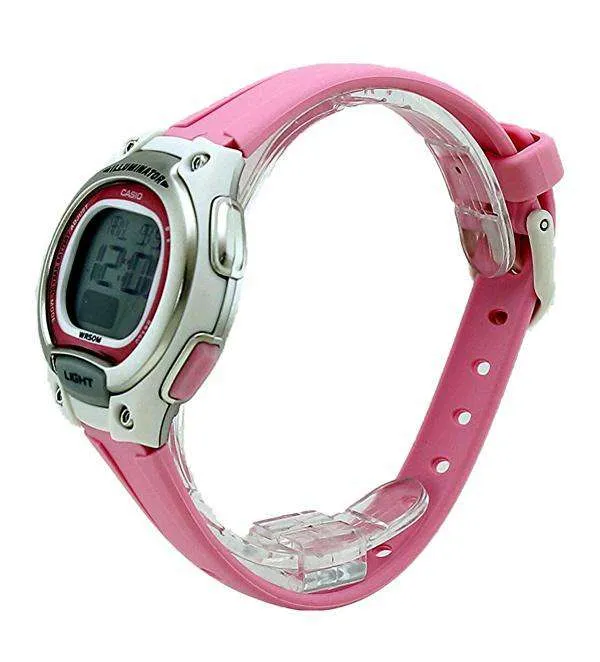 Casio LW-203-4AVDF Digital Pink Resin Strap Watch for Women