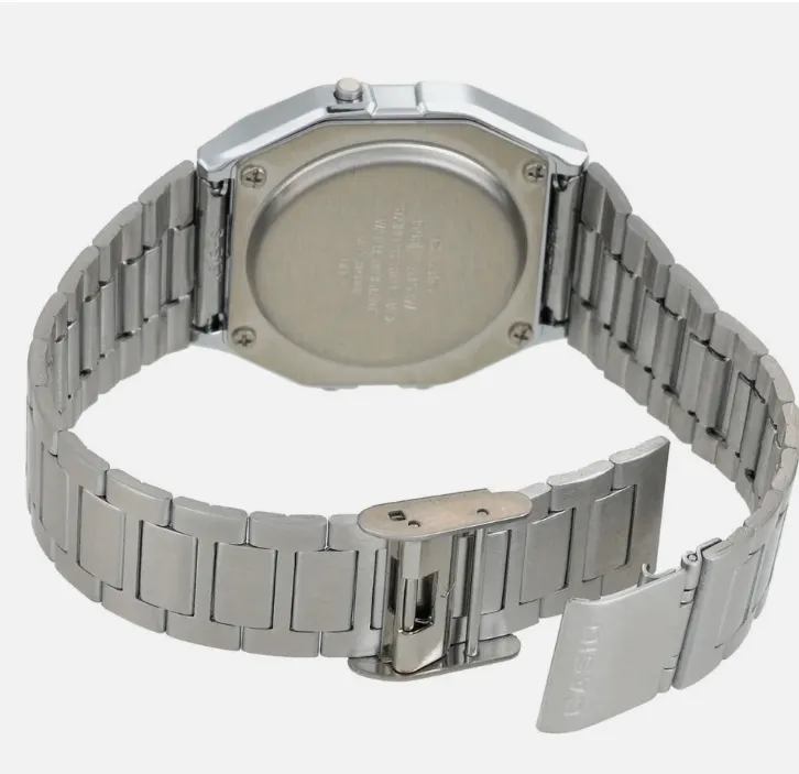 Casio Men's Watch Classic Digital Grey Dial Stainless Steel Bracelet A158WA-1