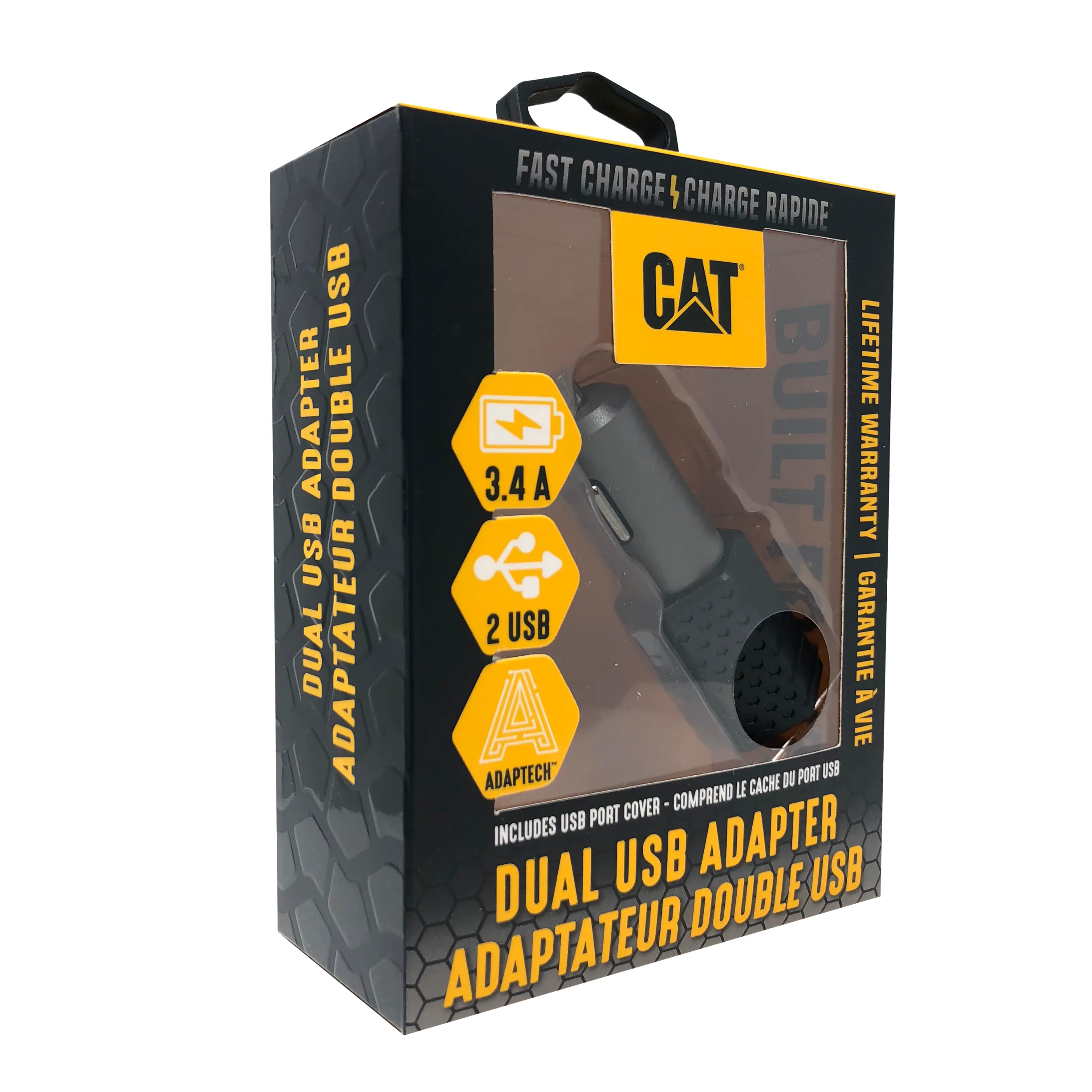 CAT Rugged Dual USB Fast Car Charger