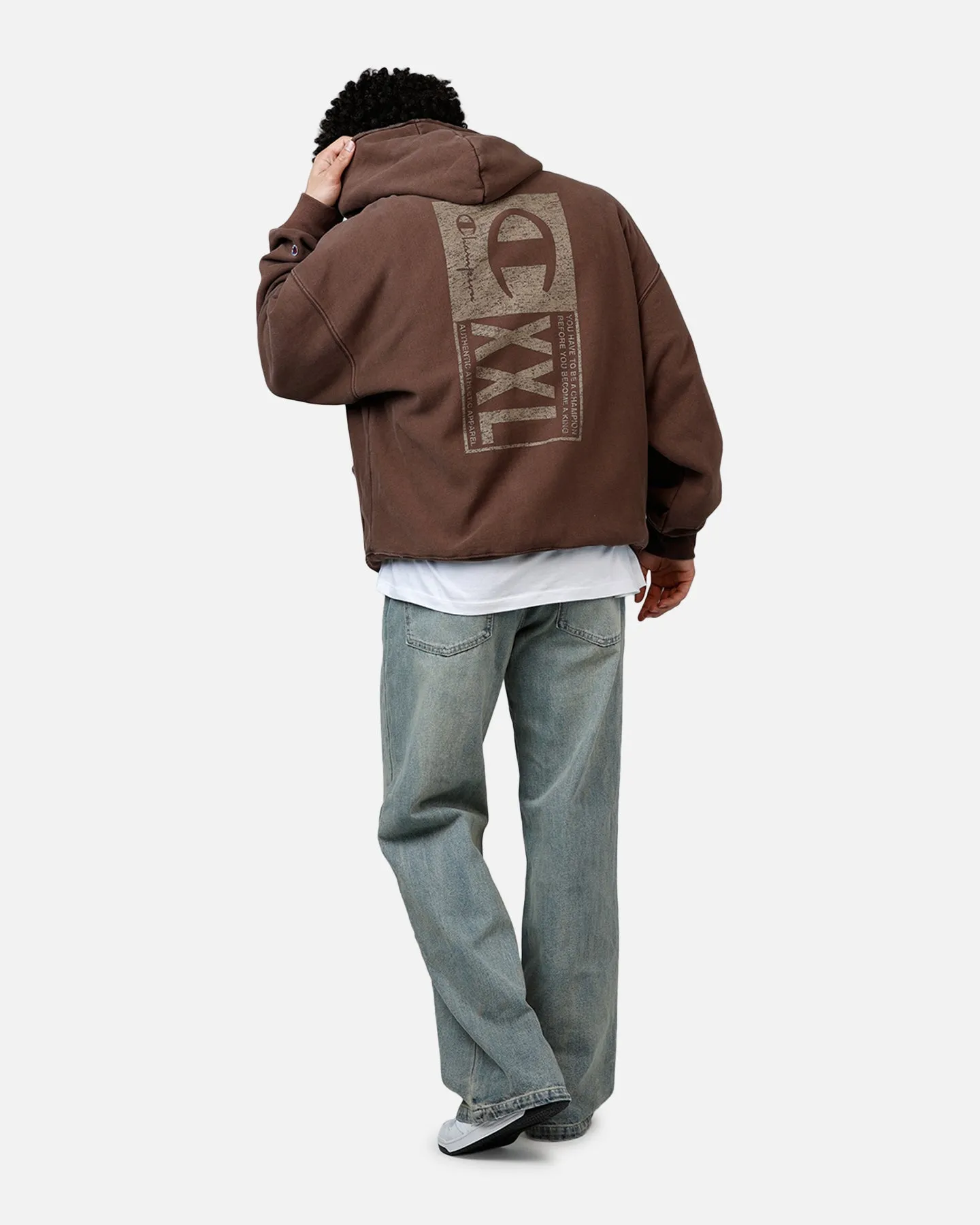 Champion XXL Hoodie Chocolate