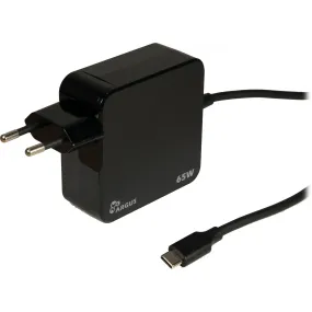 Charger Usb-C 65W Black Inter-Tech Pd-2065