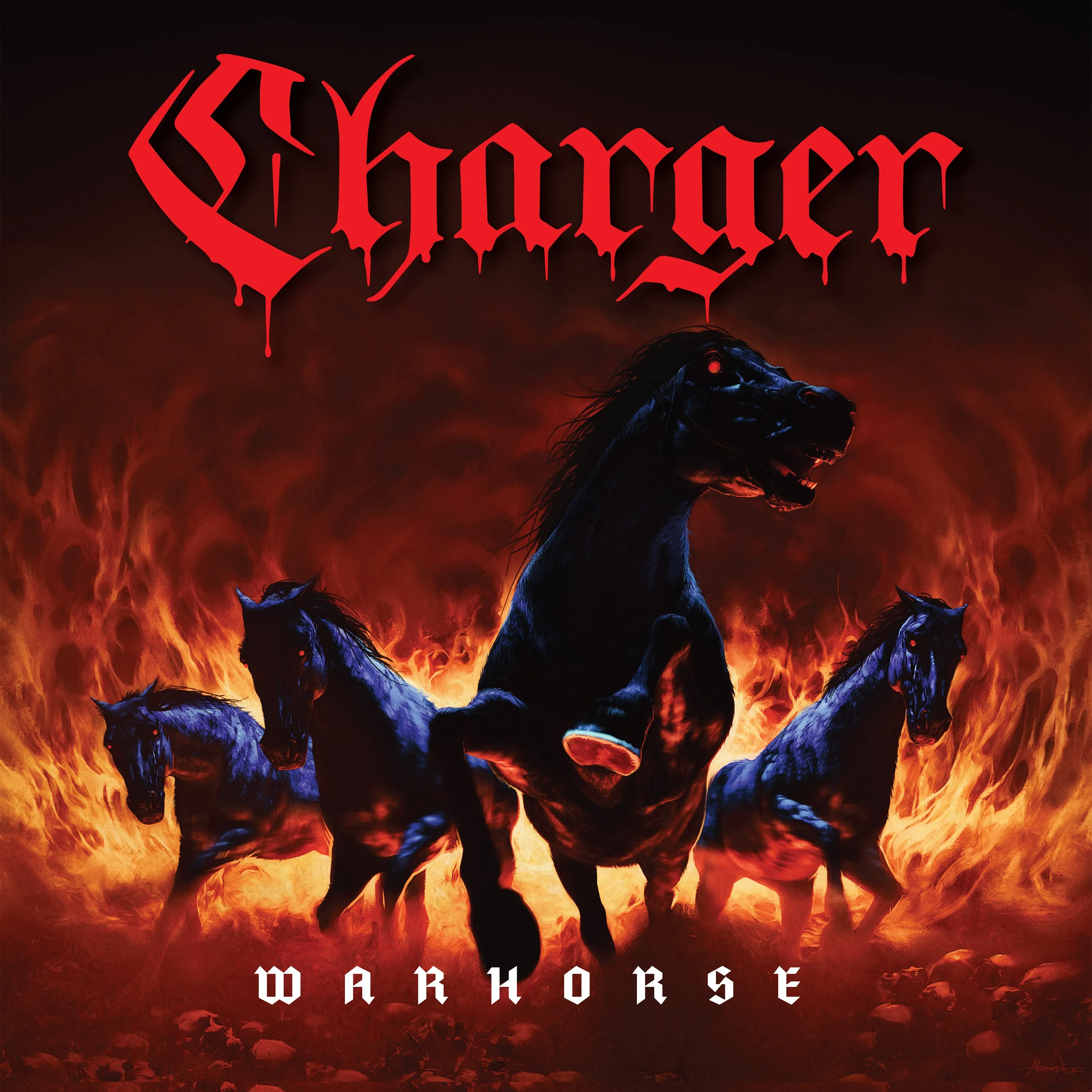 Charger - Warhorse Blood Red Vinyl LP