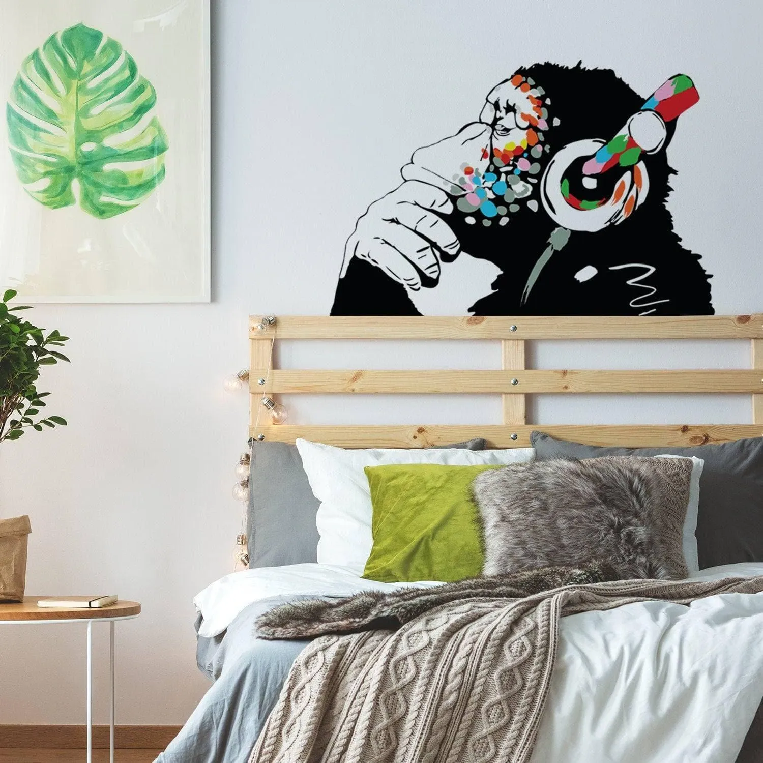 Charming Chimp Wall Decal, Vinyl Sticker for Home Décor