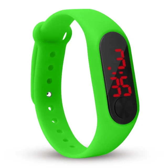 Children Watch Led Sports Kids Watches Men Women PU Electronic Digital Clock Bracelet Wristwatches For Boys And Girls Reloj Nino