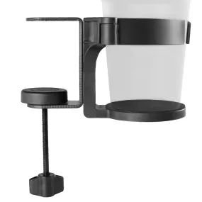 Clamp-on Desk Cup Holder