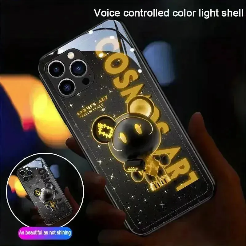 Cute Bear Voice Controlled Cover (For iPhone)